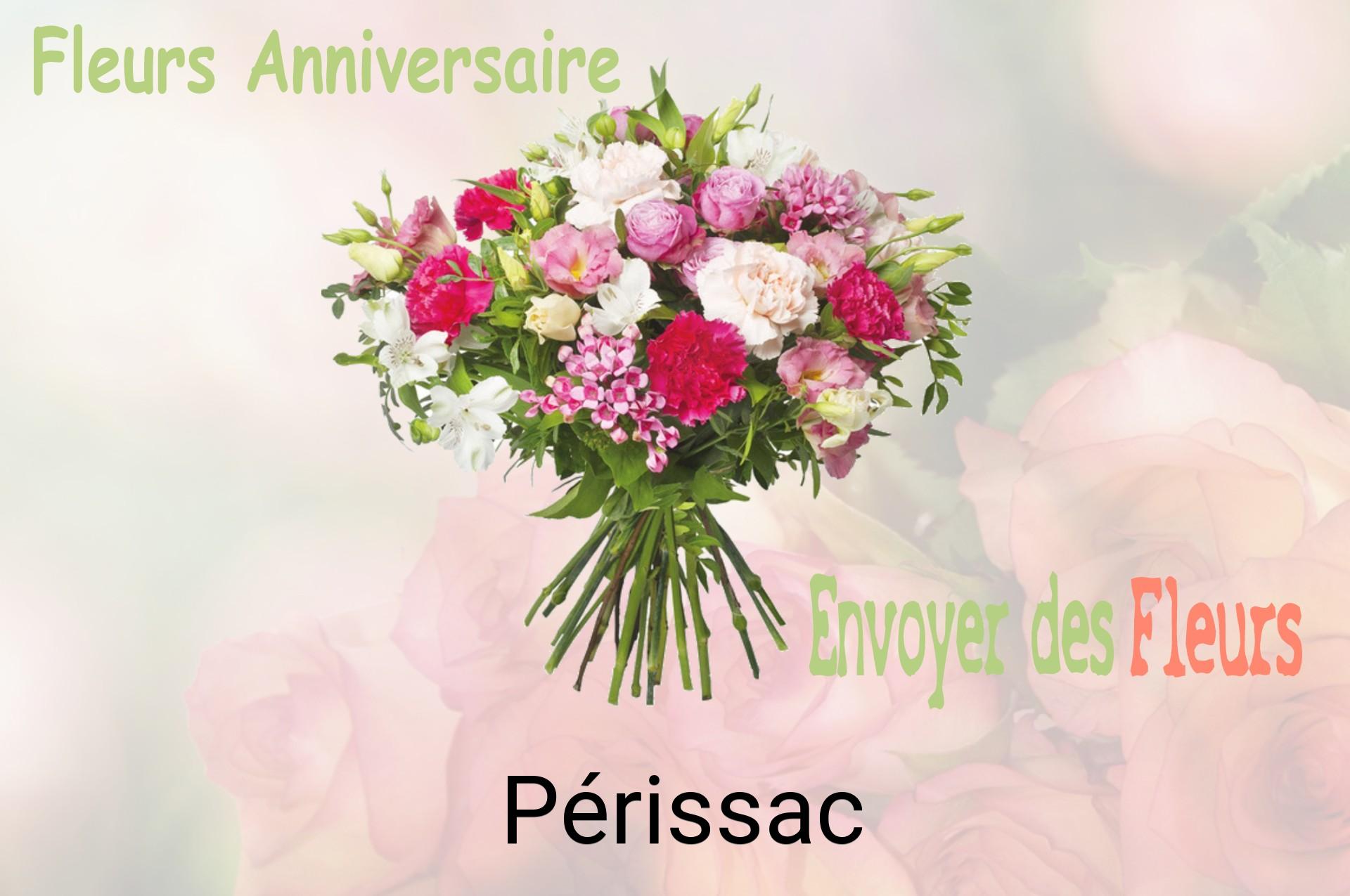 Bouquet de fleurs d’anniversaire livré à Périssac